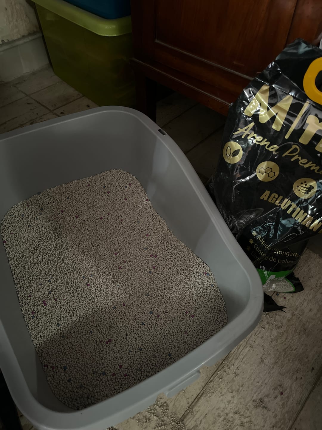 Customer photo review of Arena Minino Aglutinante 20kg + 4kg Regalo