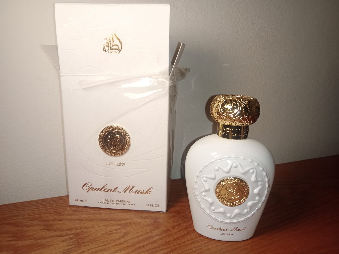 Customer photo review of Opulent Musk Lattafa Perfumes EDP 100ml