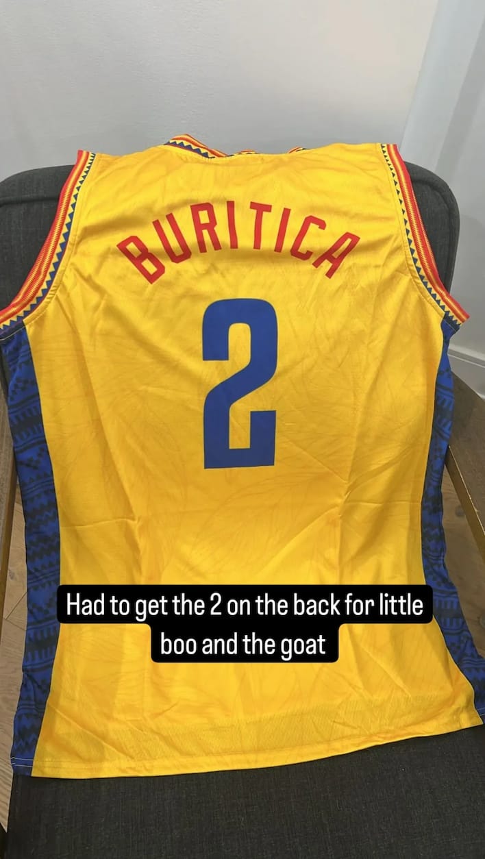 Customer photo review of Colombia Custom Basketball Jersey