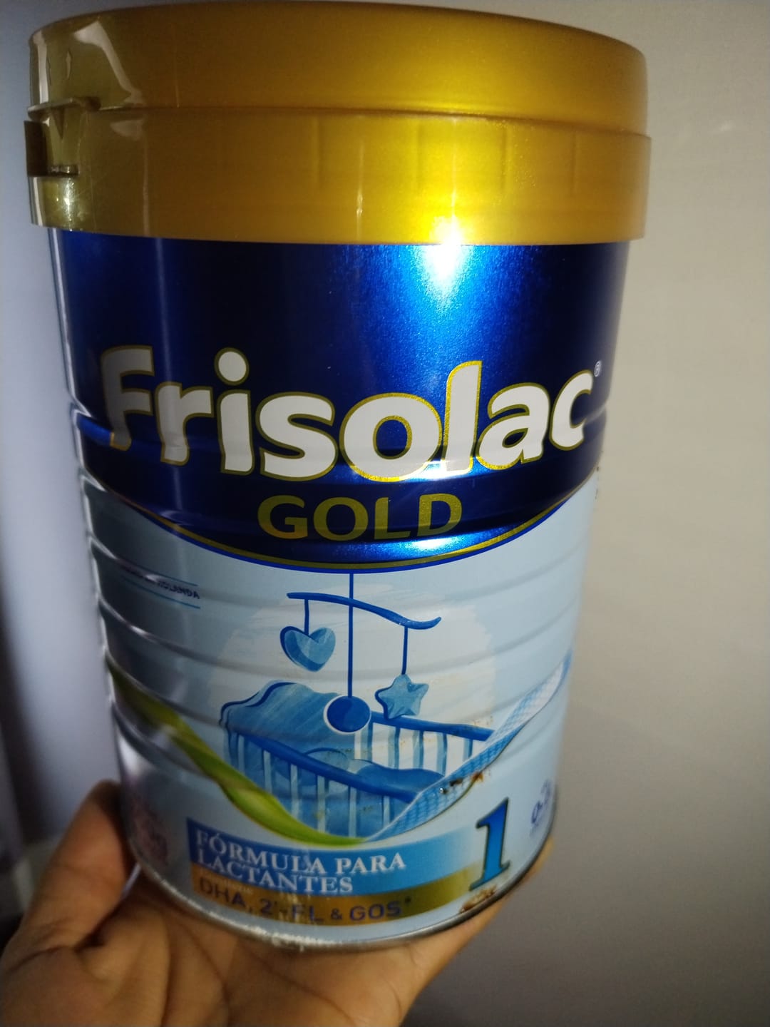 Customer photo review of Frisolac Gold 1 (0-6 Meses) Lata C/ 800 Gr