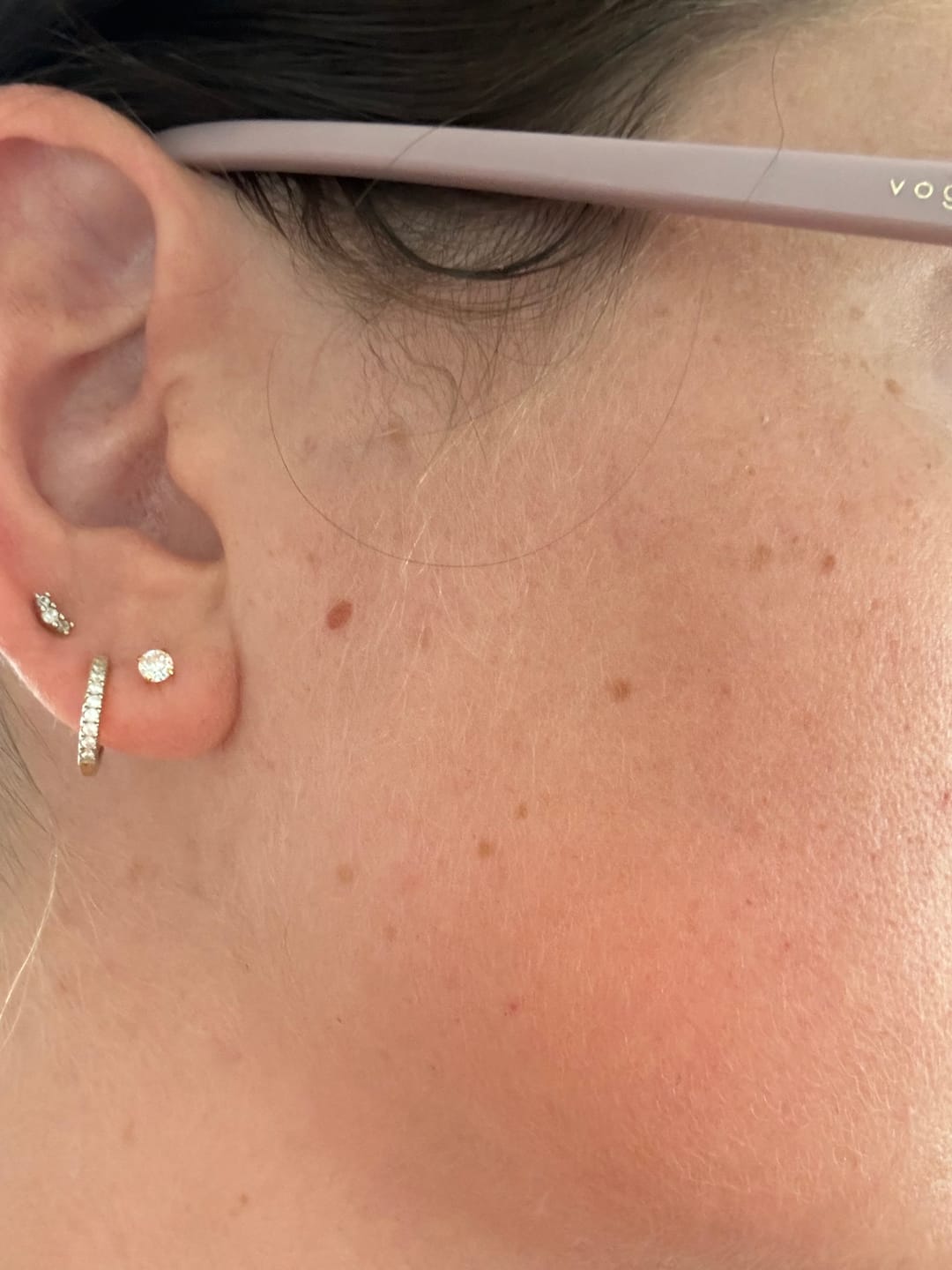 Customer photo review of Bright Diamond Ohrstecker | 18K vergoldet