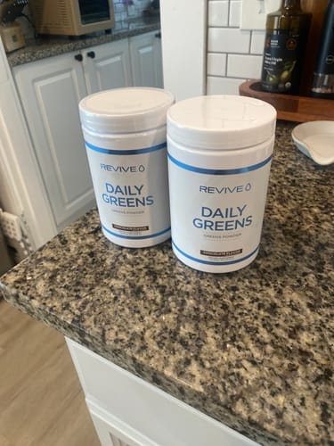 Customer photo review of Daily Greens Powder