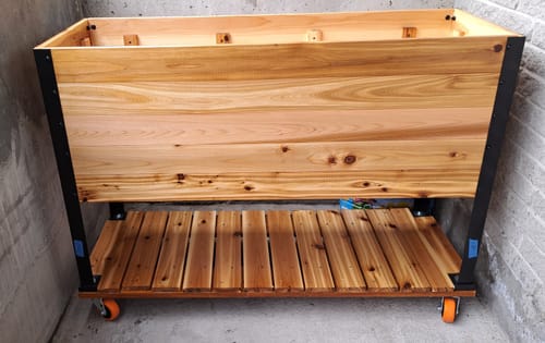 Customer photo review of 18" x 48" Raised Garden Bed