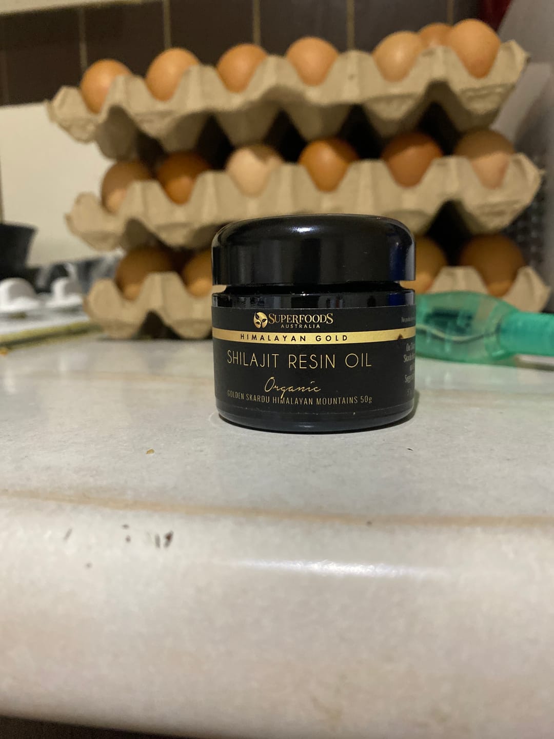 Customer photo review of Shilajit Resin Oil Himalayan Gold