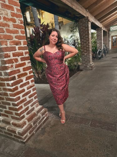 Customer photo review of FINAL SALE - BEETLEJUICE™ Miss Argentina Dress