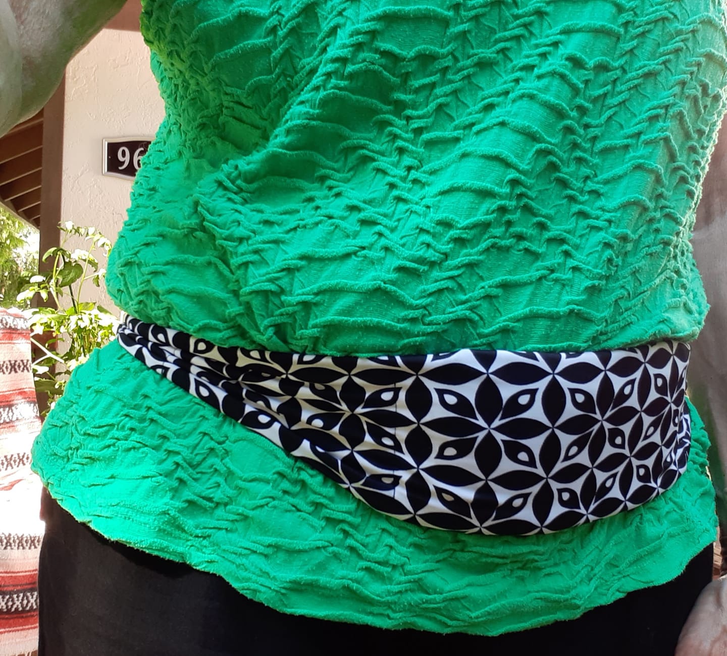 Customer photo review of Origami Pocketed Belt
