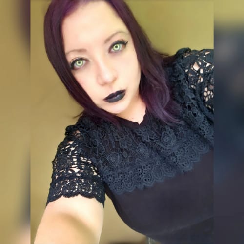 Customer photo review of New York GRAY Colored Contact Lenses
