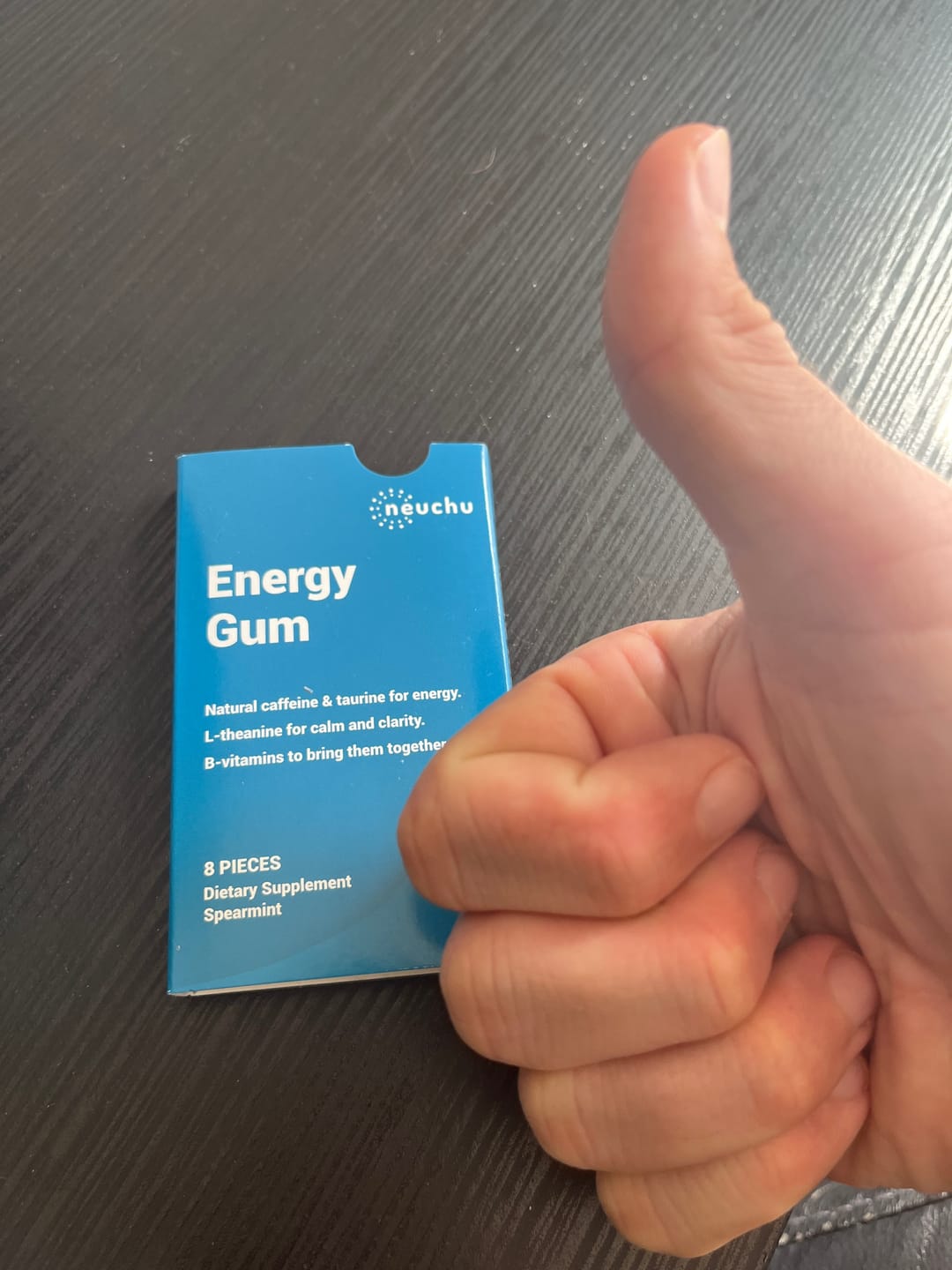 Customer photo review of Energy & Focus Gum