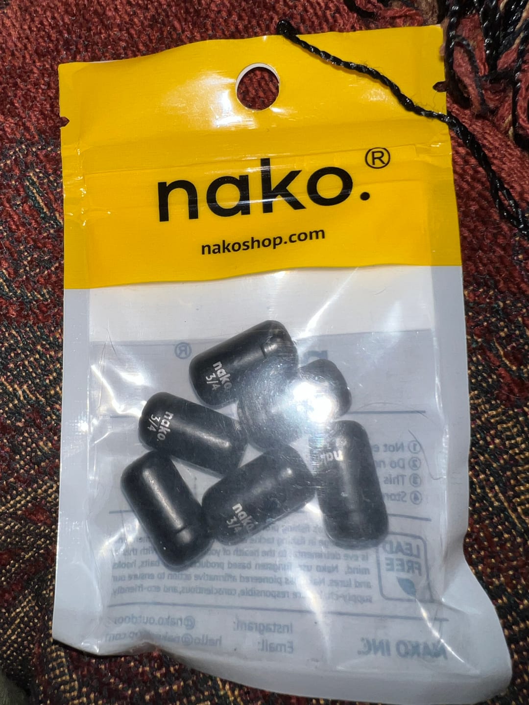 Customer photo review of 97% Purity Tungsten Barrel Weights | Carolina Weights | Bulk Pack