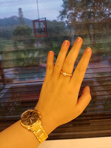 Customer photo review of .50ct Milan Engagement Ring