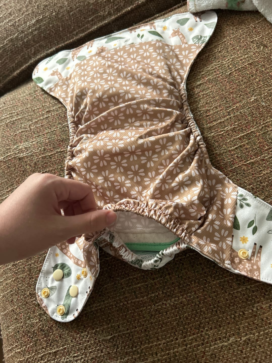 Customer photo review of 6-Layer Bamboo Hemp Cotton Insert