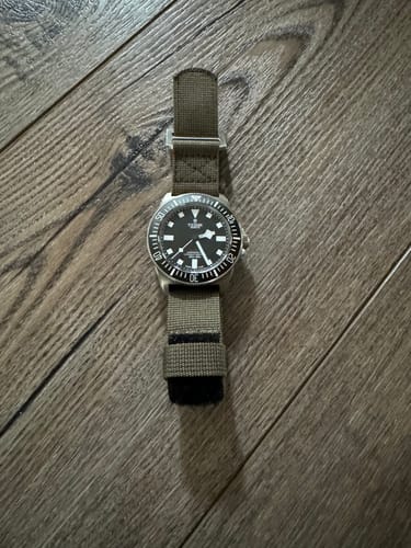 Customer photo review of Glomar Explorer - Hook And Loop Watch Strap