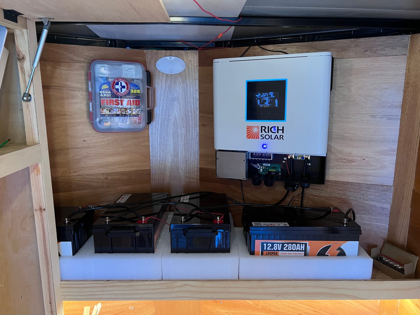 Customer photo review of NOVA 6500S | 6500 Watt (6.5kW) 48 Volt Off-grid Solar Inverter