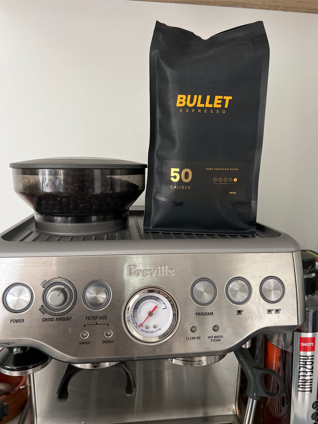 Customer photo review of 50 Caliber Coffee Beans