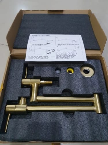 Customer photo review of Jorstad - Modern Cold Only Pot FIller Wall Mounted Foldable Kitchen Faucet