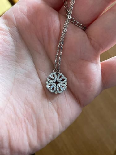 Customer photo review of Laura™ - Lucky Heart Necklace