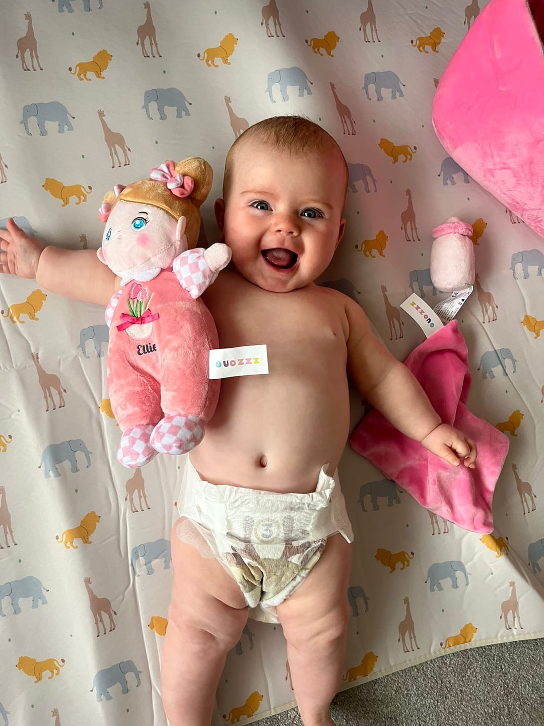 Customer photo review of Personalized 25 cm Plush Doll