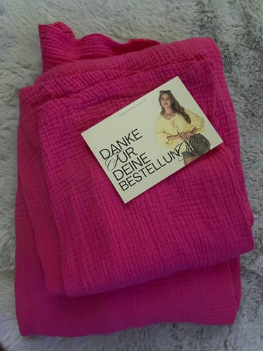 Customer photo review of Celeste Musselin Zweiteiler - Pink