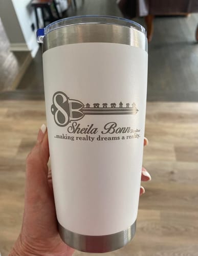 Customer photo review of Bundle (6) Custom Laser Engraved - 20oz Tumblers