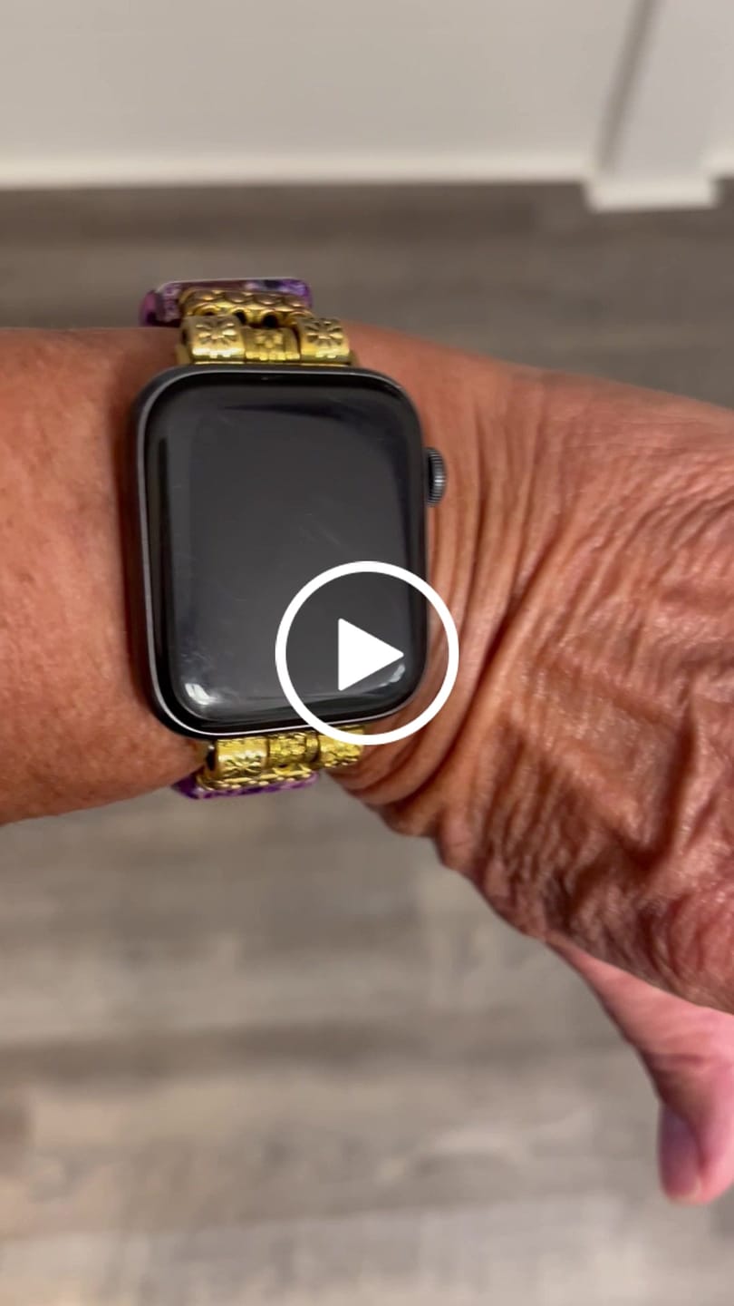 Customer video review of Majestic Tibetan Jasper Stretch Apple Watch Strap