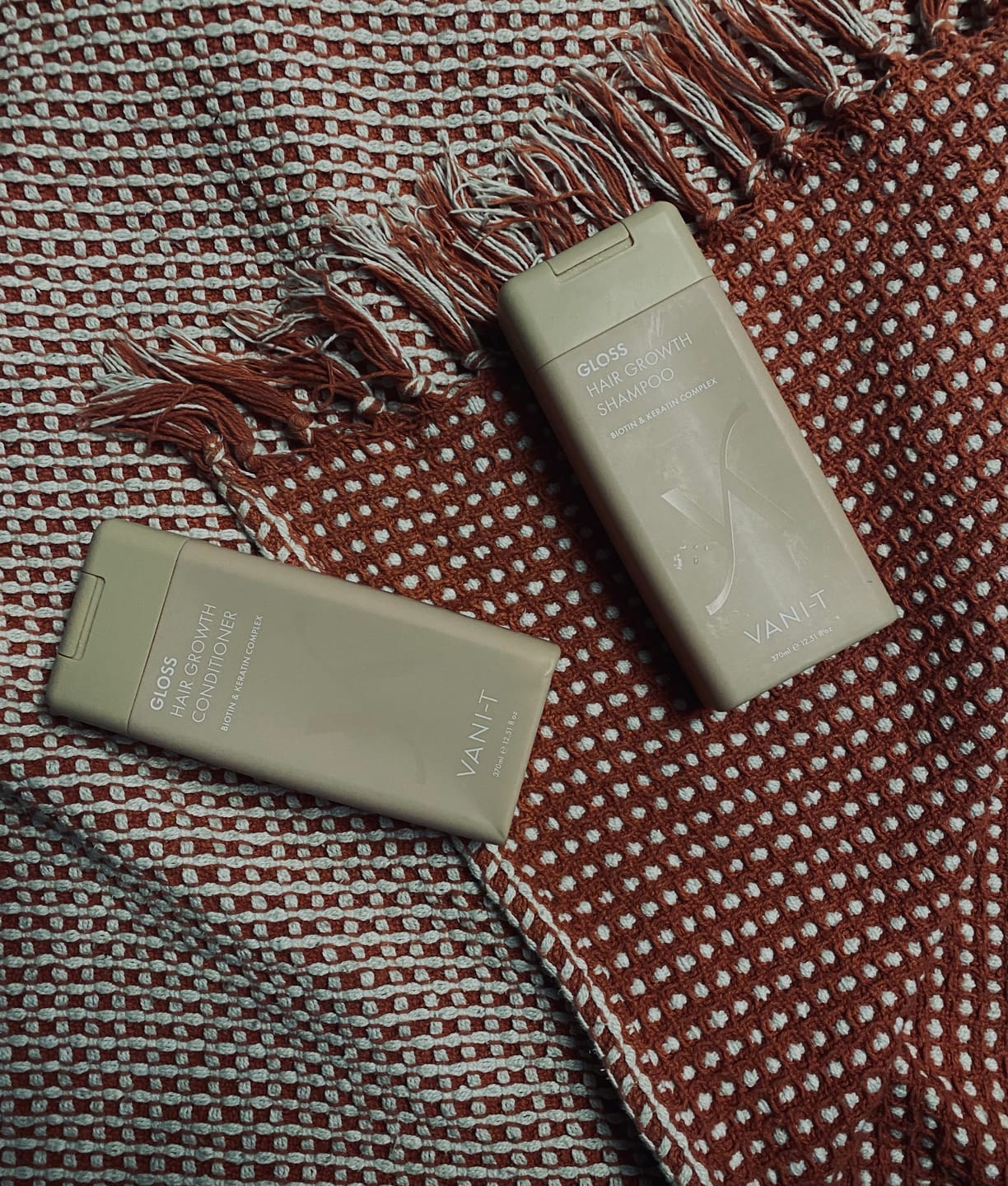 Customer photo review of Gloss Hair Growth Shampoo & Conditioner Duo