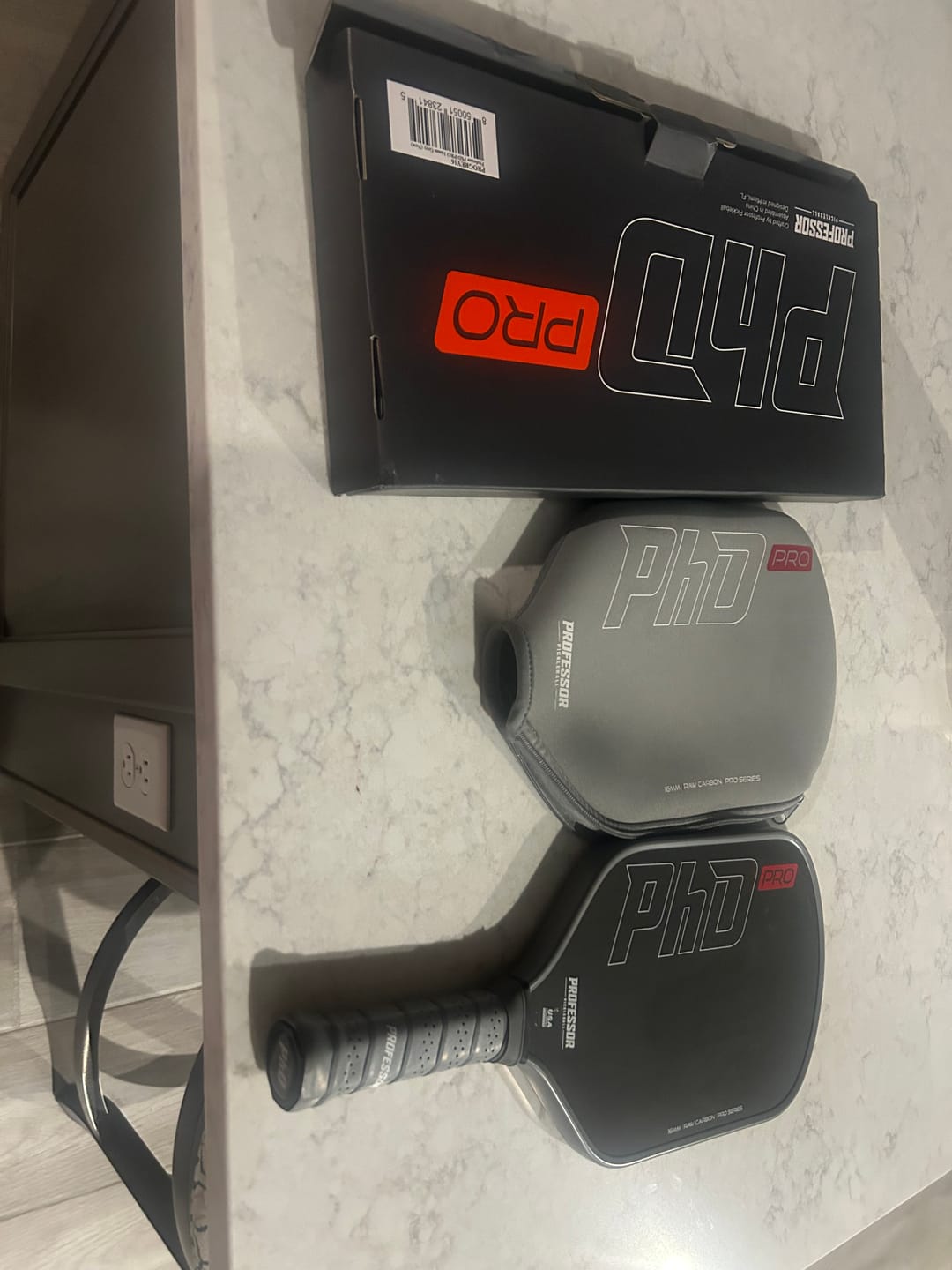 Customer photo review of PhD PRO 16MM Raw Carbon Thermoformed Paddle + Free Cover