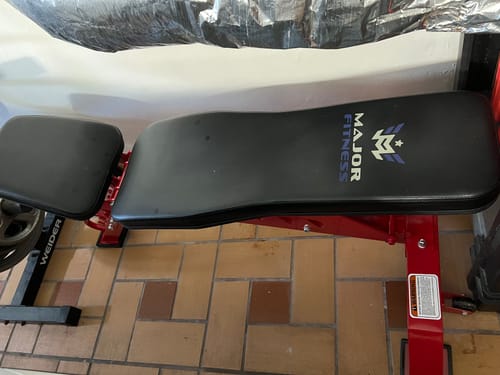 Customer photo review of Major Fitness Adjustable Bench | 1300Lbs Capacity Weight Bench PLT01