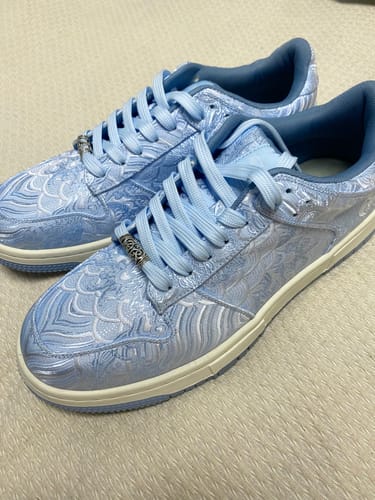 Customer photo review of Nihonga inspired Silk Sneakers