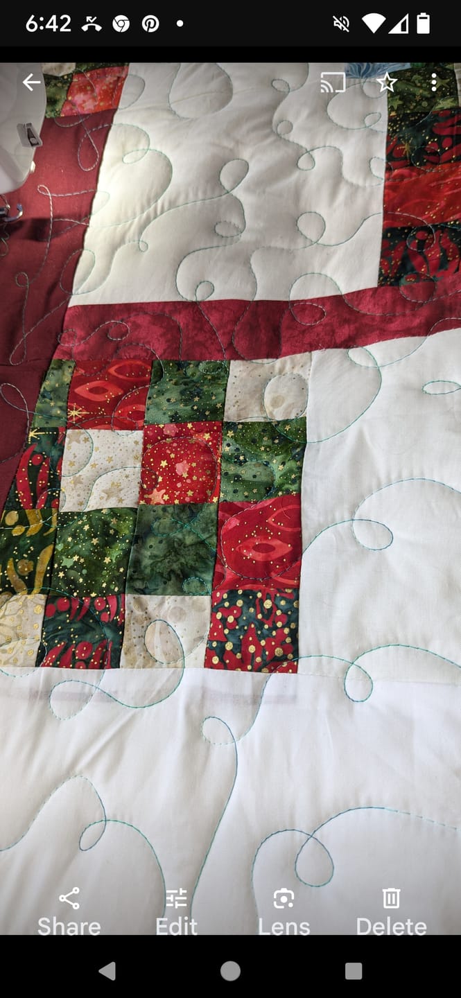 Customer photo review of Wonderfil, Tutti Variegated 50wt Cotton Thread (1093yds)
