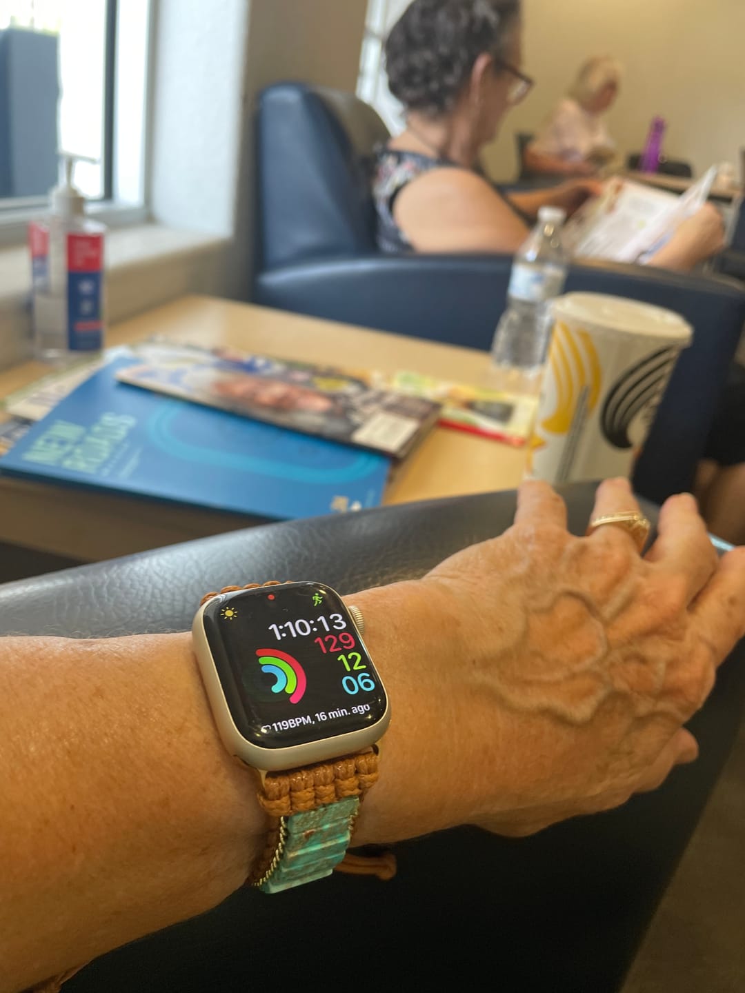 Customer photo review of Native Turquoise Protection Apple Watch Strap
