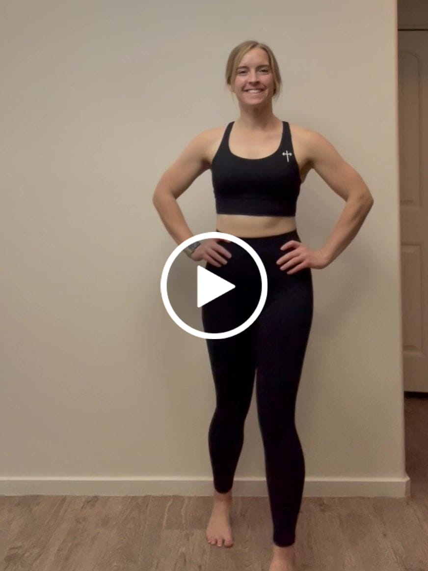 Customer video review of Essential Sports Bra