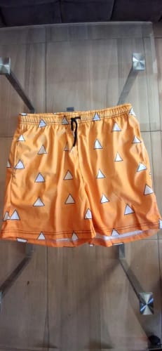 Customer photo review of Zenitsu Agatsuma Thunder Breathing Shorts