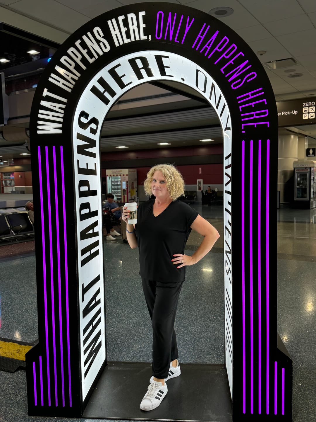 Customer photo review of Brigitte Brianna Blouse Tee & Street Joggers Set (BLACK)