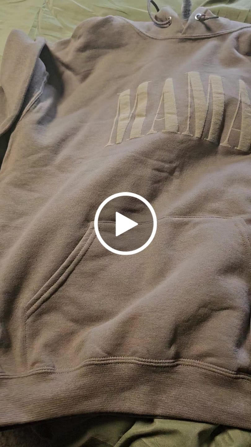 Customer video review of MAMA • Latte Tonal Hoodie