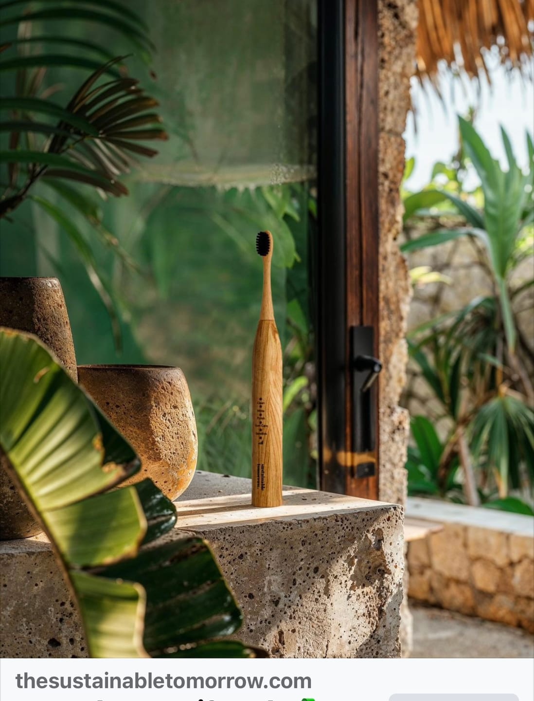 Customer photo review of Zen Bamboo Electric Toothbrush