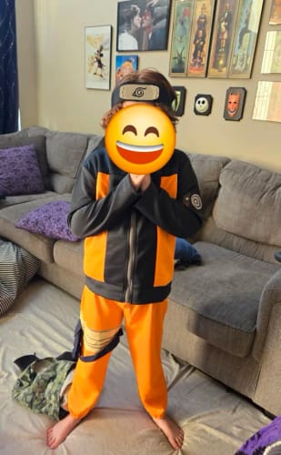 Customer photo review of Naruto Uzumaki Kids Cosplay