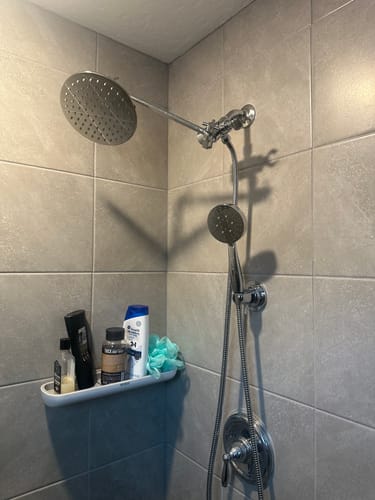 Customer photo review of 3-Spray Handheld Shower Head Set