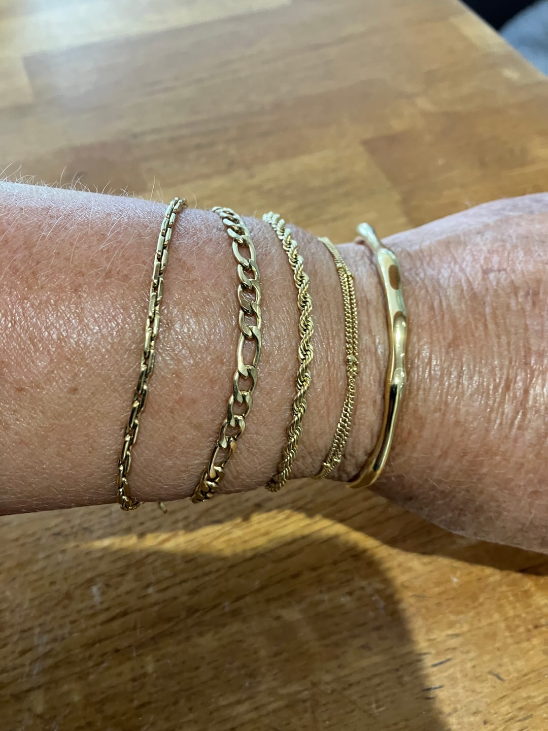Customer photo review of Double Beaded Bracelet