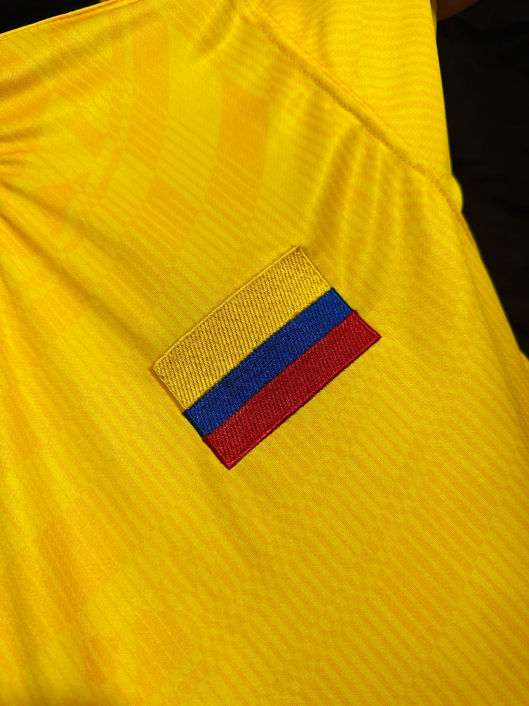 Customer photo review of Colombia Custom Football Jersey