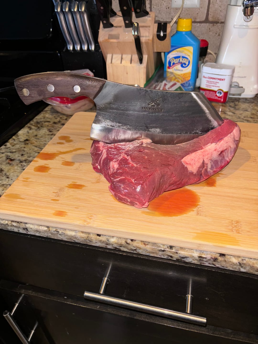 Customer photo review of THE ALPHA CHOPPER KNIFE (limited edition)