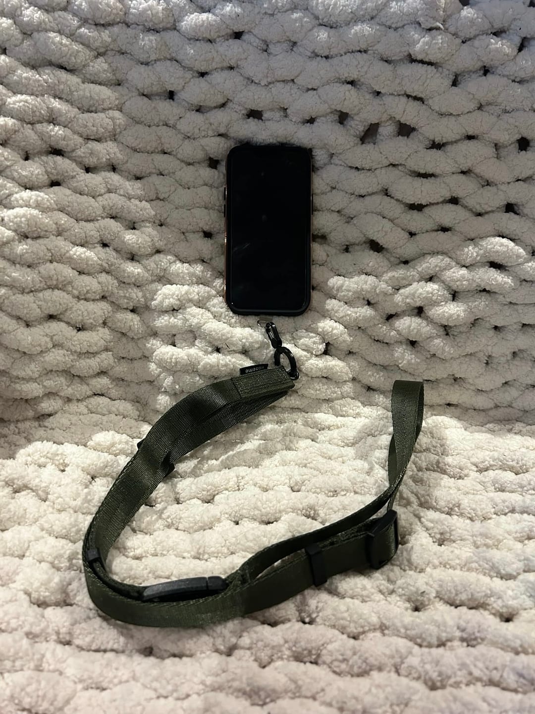 Customer photo review of Crossbody Phone Strap Green