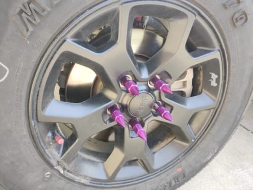 Customer photo review of Blx Racing Extended Tuner Wheel Lug Nuts