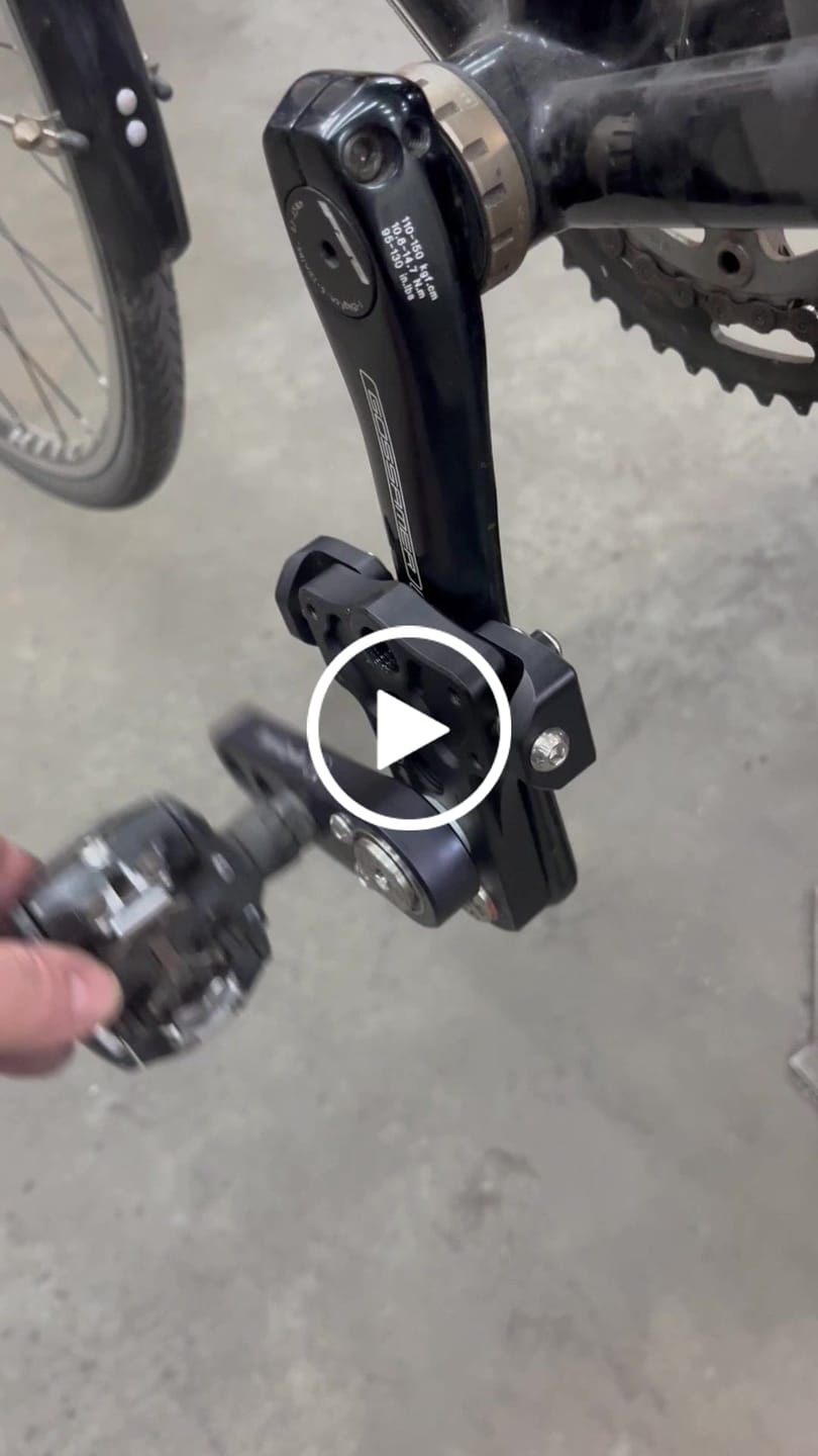 Customer video review of Easy Knees Pedal Swing and Crank Shortener Kit (One Side)