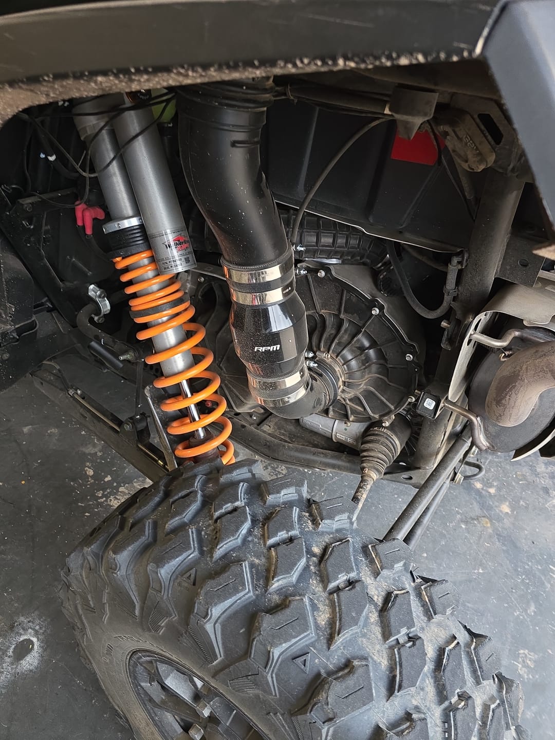 Customer photo review of 2024+ Polaris RZR XP1000 "ECF" Electric Clutch Blower Fan Kit - Lower Clutch / Belt Temperature