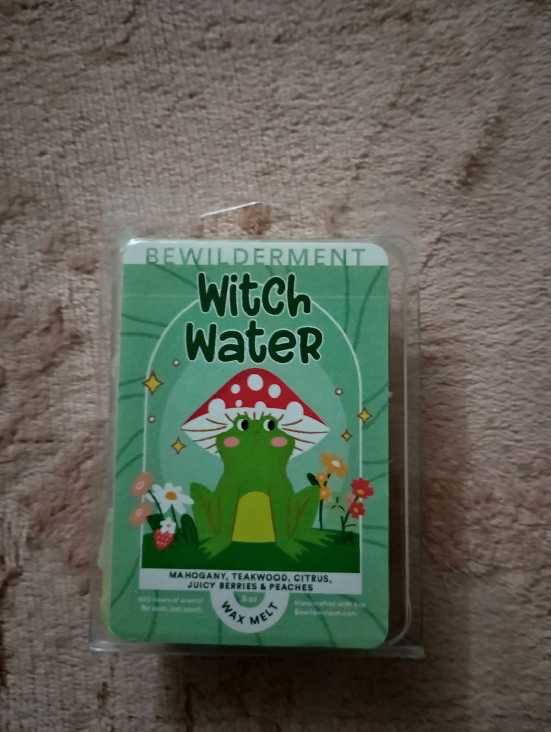 Customer photo review of Witch Water Wax Melts