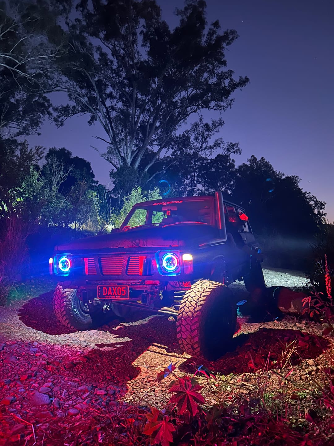 Customer photo review of 7" 'Halo' LED Colour Chasing Headlights