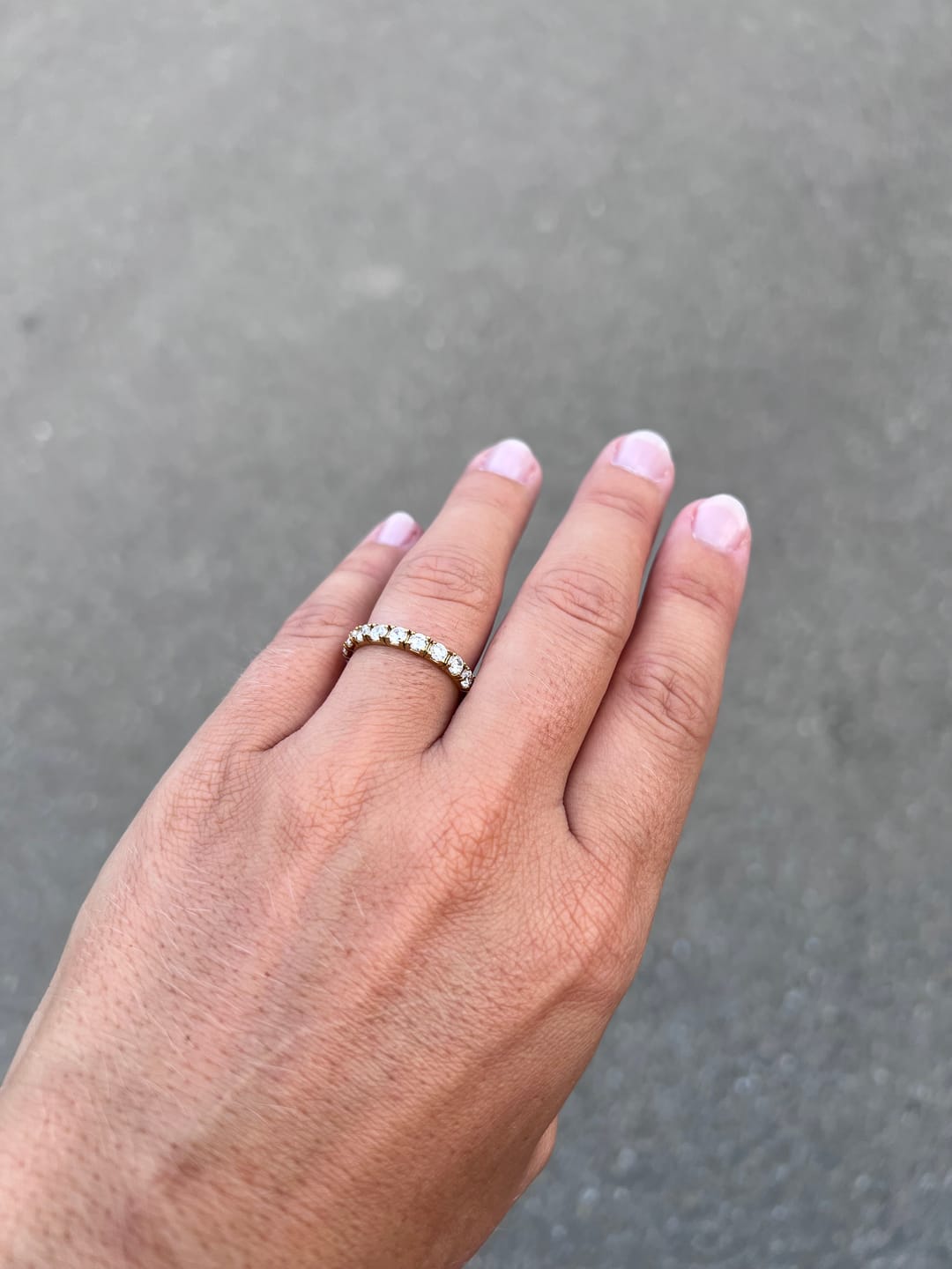 Customer photo review of Estella Ring | 18K vergoldet