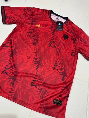 Customer photo review of Albania Custom Football Jersey