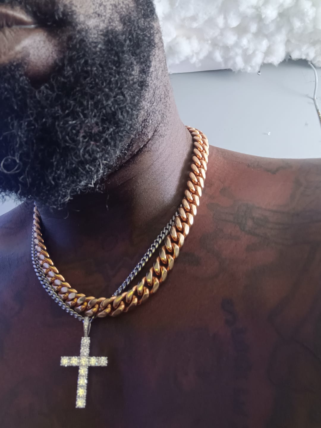 Customer photo review of Miami Cuban Link Chain