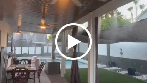 Customer video review of The Patio Misting System Pro